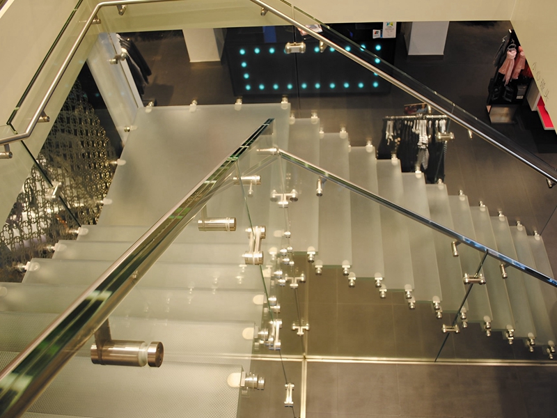 anti-slip glass stair treads anti-slip glass stair treads