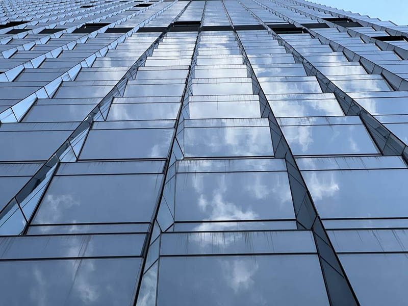 Blue Reflective Glass Blue Reflective Glass