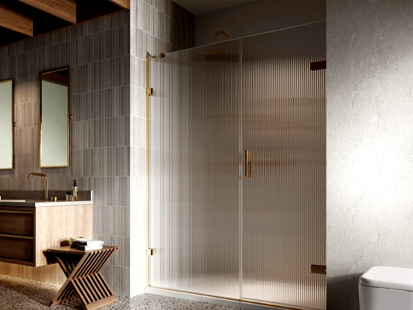 Decorative Fluted Glass