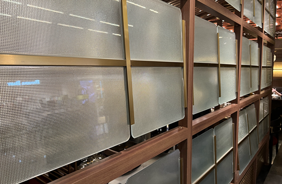 fluted glass fluted glass