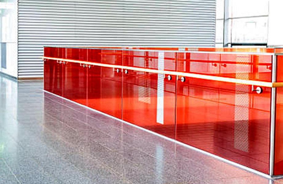 glass guardrail