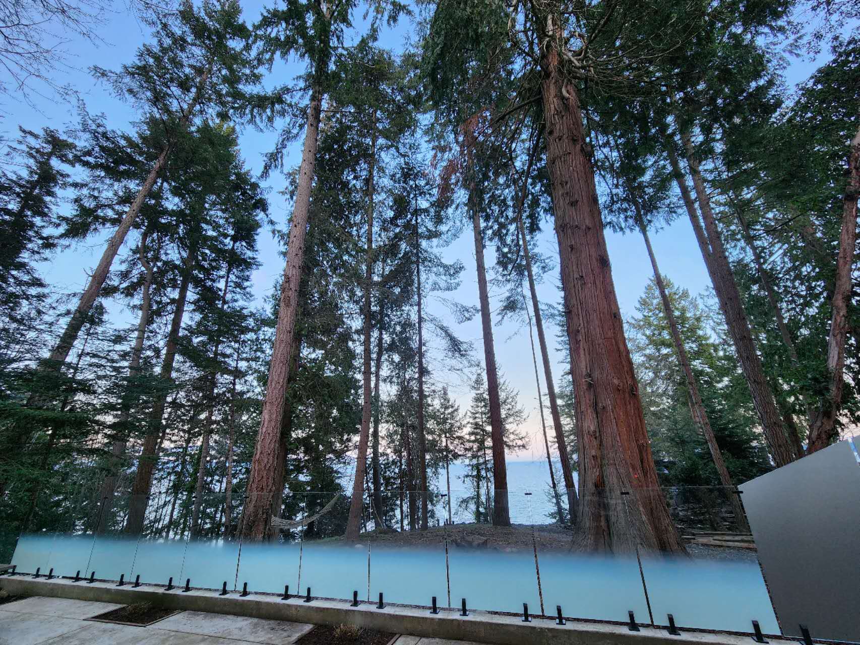 fence safety laminated glass railing