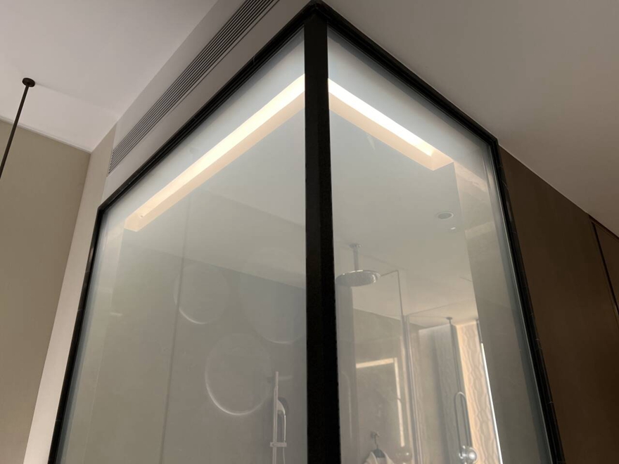 Glass and shower door