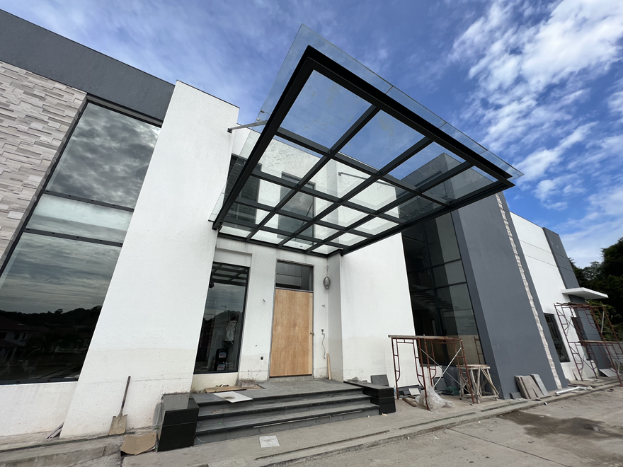 Laminated Glass Canopy