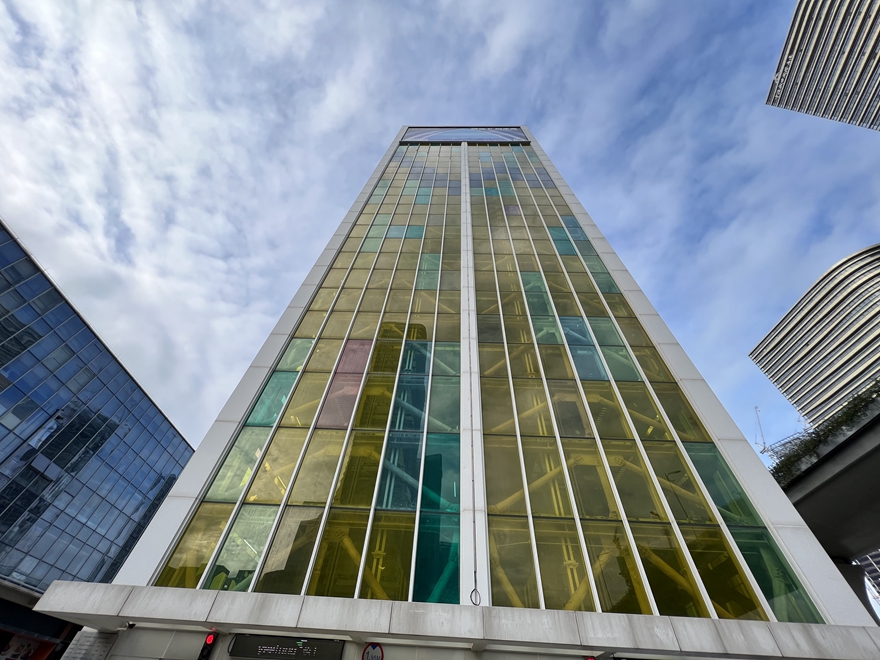 Color Decorated Glass Curtain Wall