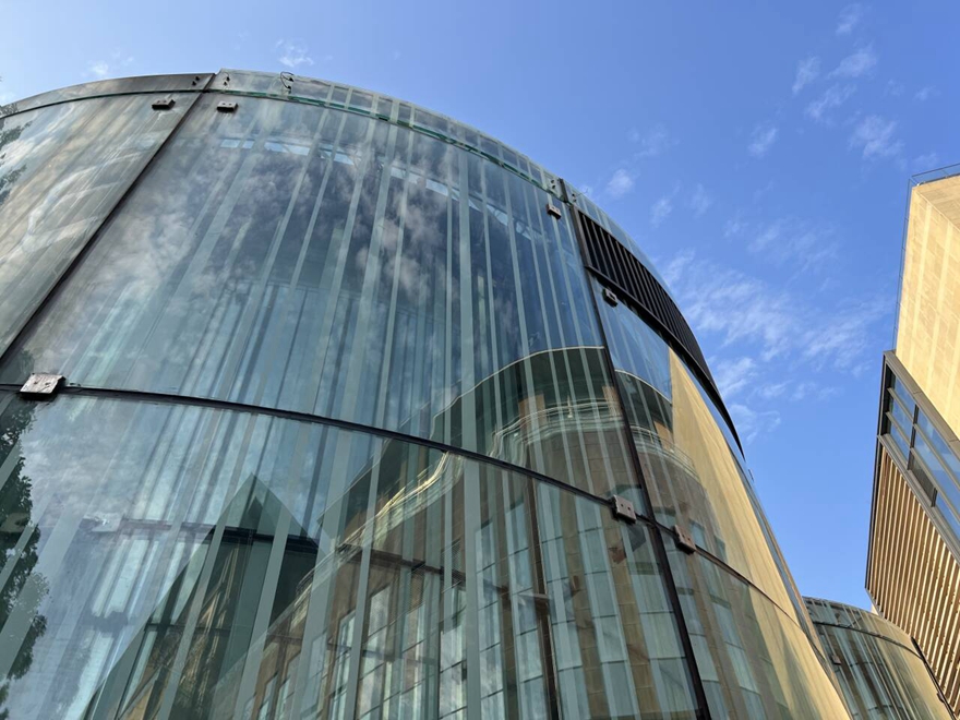 Glass facade architecture