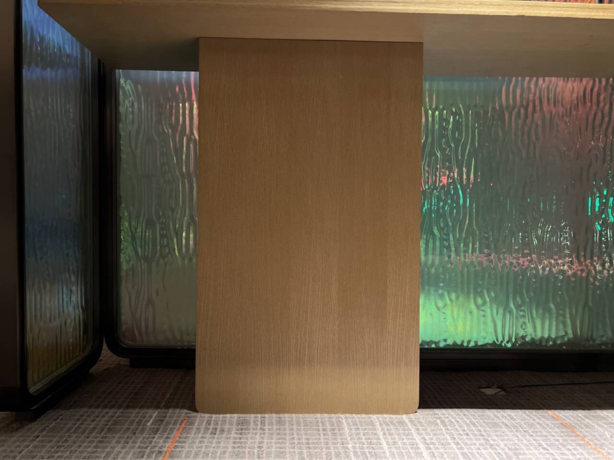 Partition walls with glass