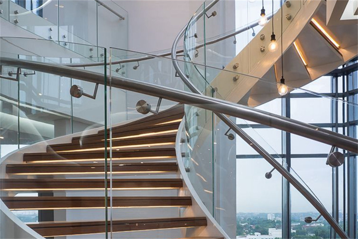 Curved Stair Handrail10