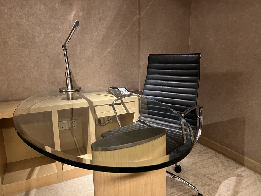 Custom glass table top