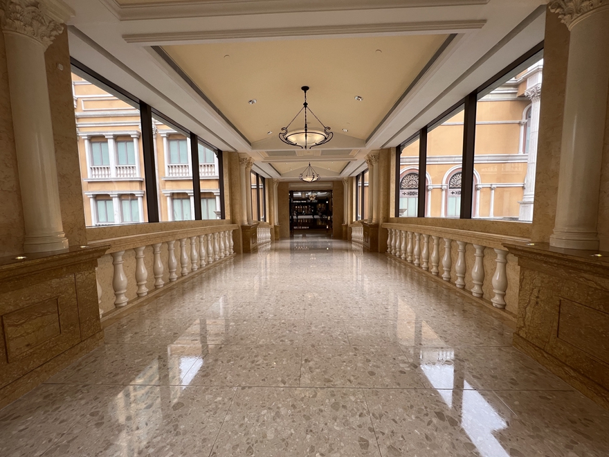 Glass Window At Corridor