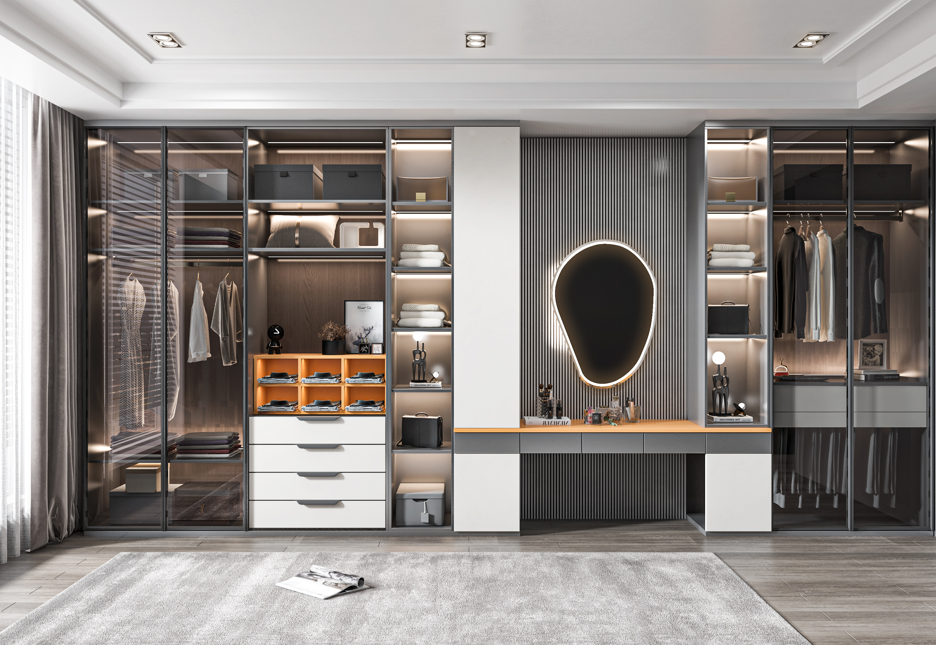 Modern style wardrobe