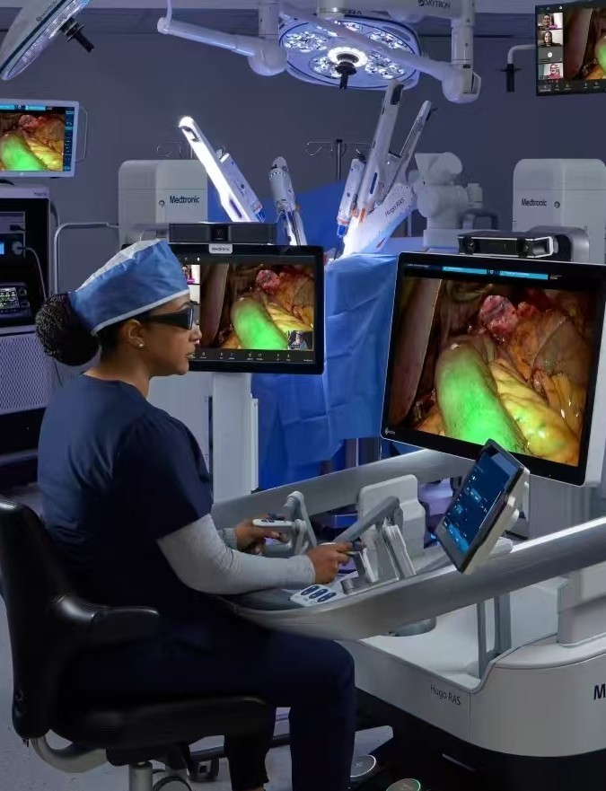 Hugo robotic-assisted surgery (RAS) system capabilities for gynecologic, general, and urologic procedures in Europe.