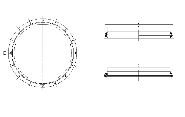 Flat low-pressure composite rupture disc