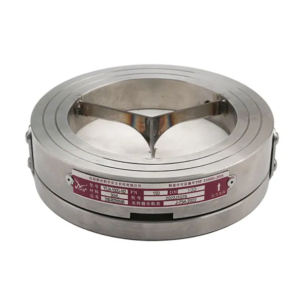 reverse dome rupture disc holder