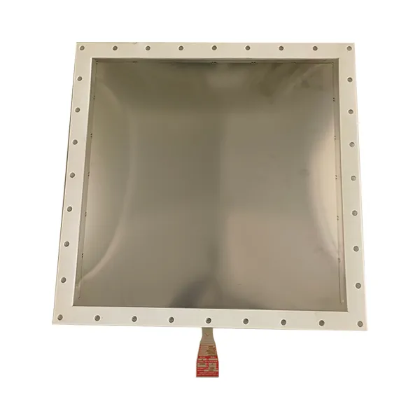 Como os discos de ruptura planos para poeira previnem explosões?