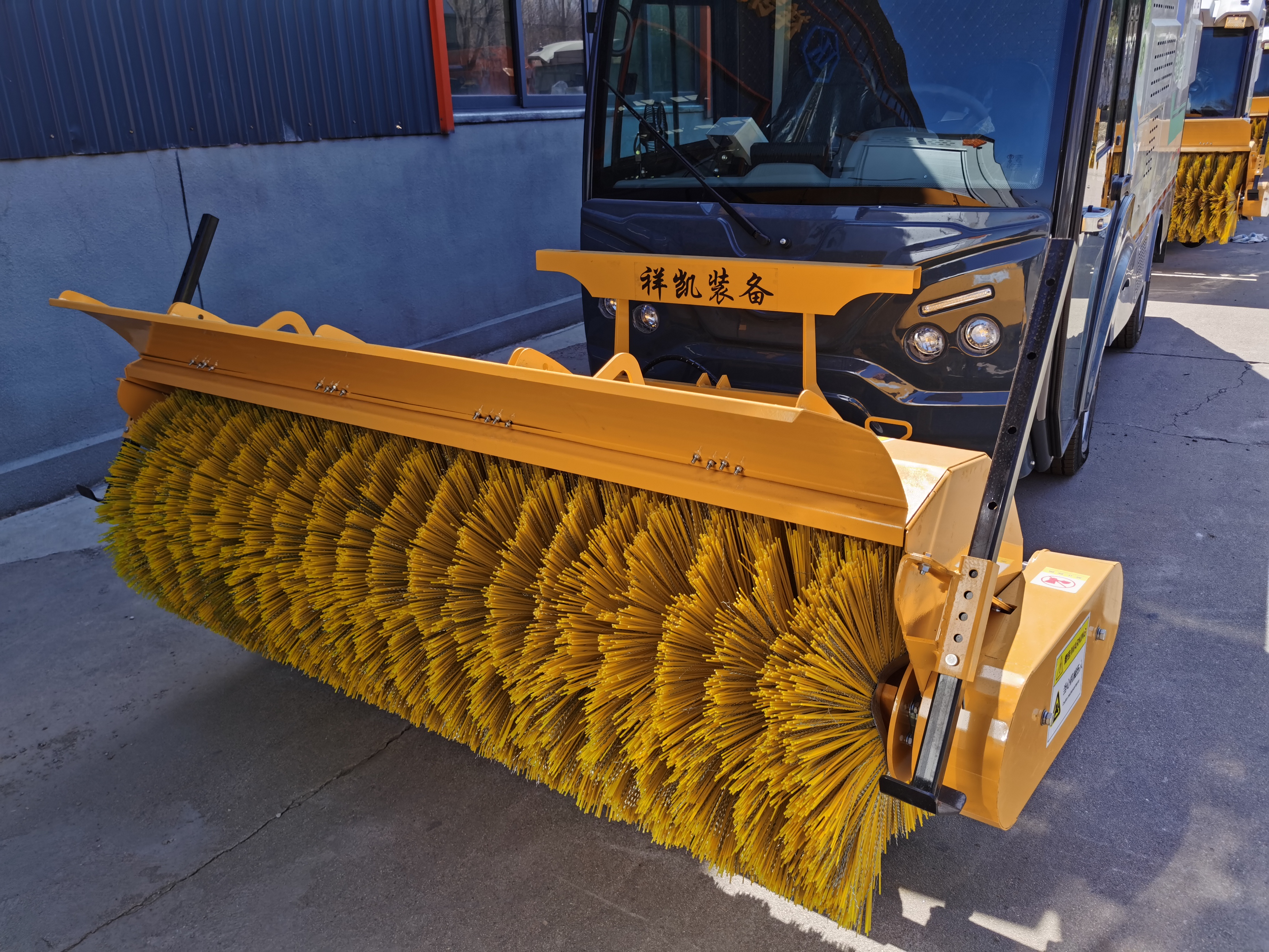 power sweeper snow removal