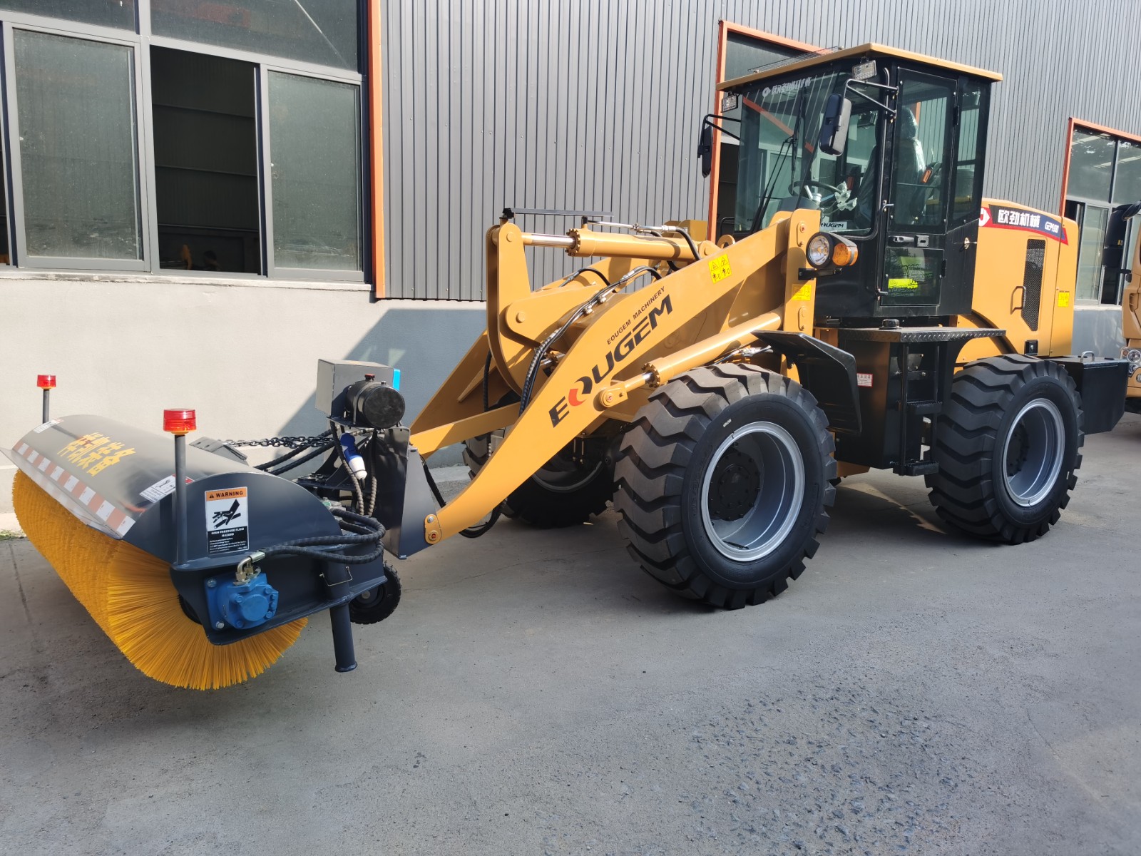 skid loader snow plow skid loader snow plow