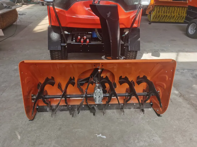 Small Gasoline Snow Plows