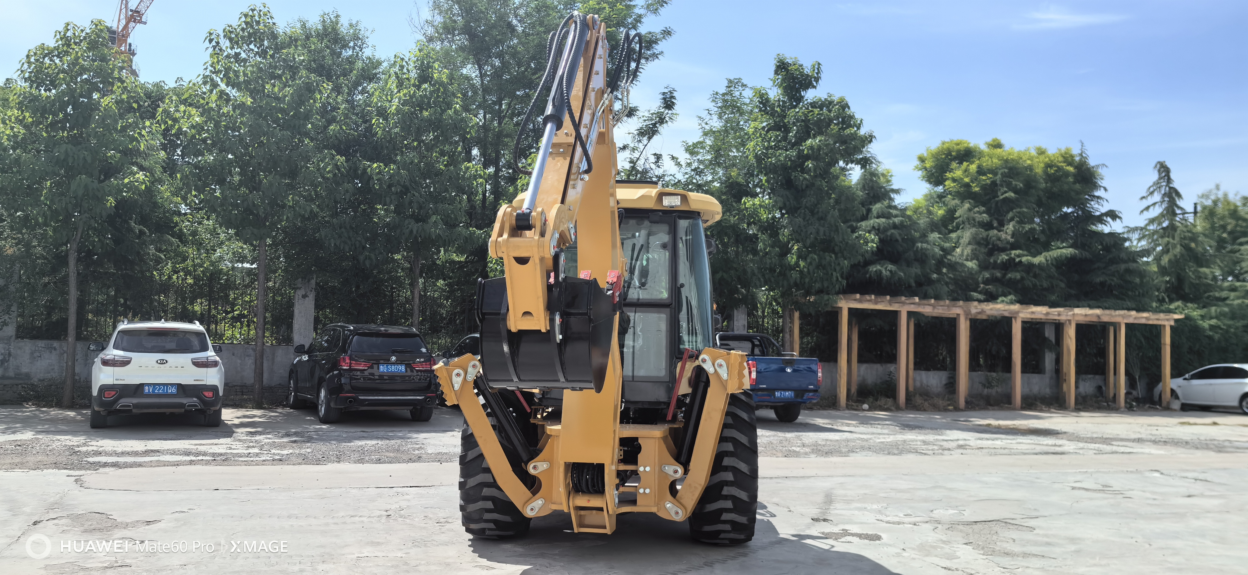 Excavator loader