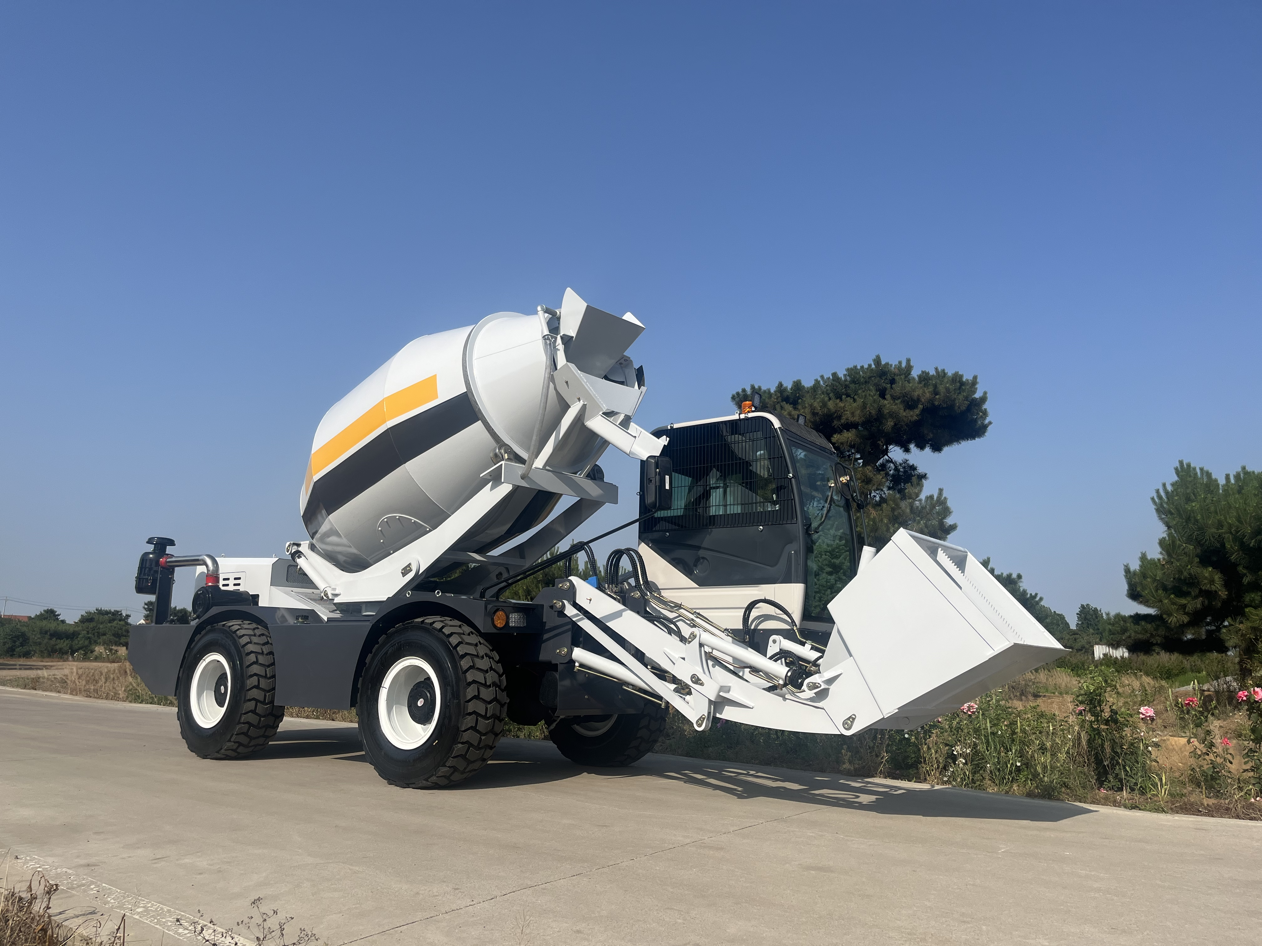 Concrete mixer truck