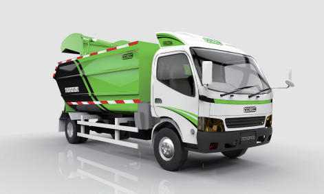 Kitchen garbage truck