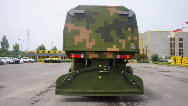 large multi-functional snow removal vehicle