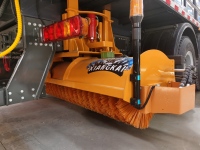mid-mounted snow blower