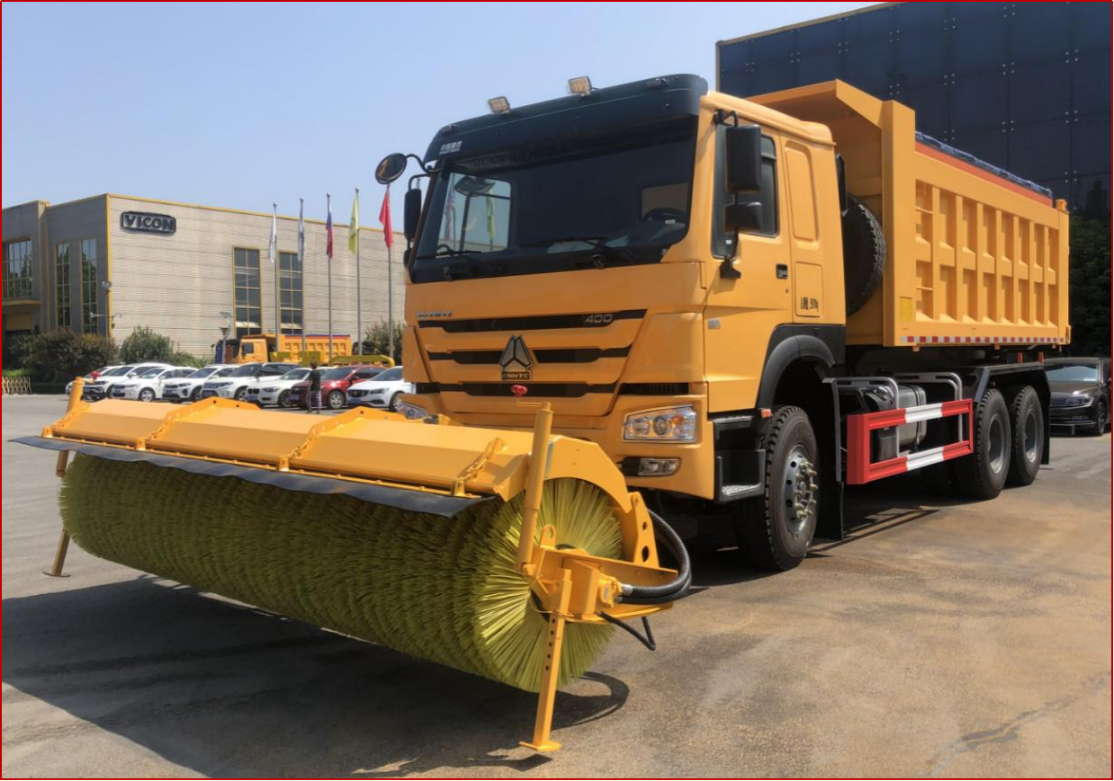 Heavy snow plows