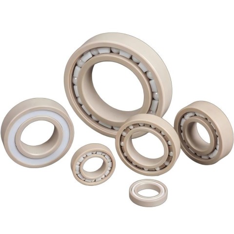 PEEK Bearing 6204 High Speed High Temperature Plastic Ceramic Ball Bearing