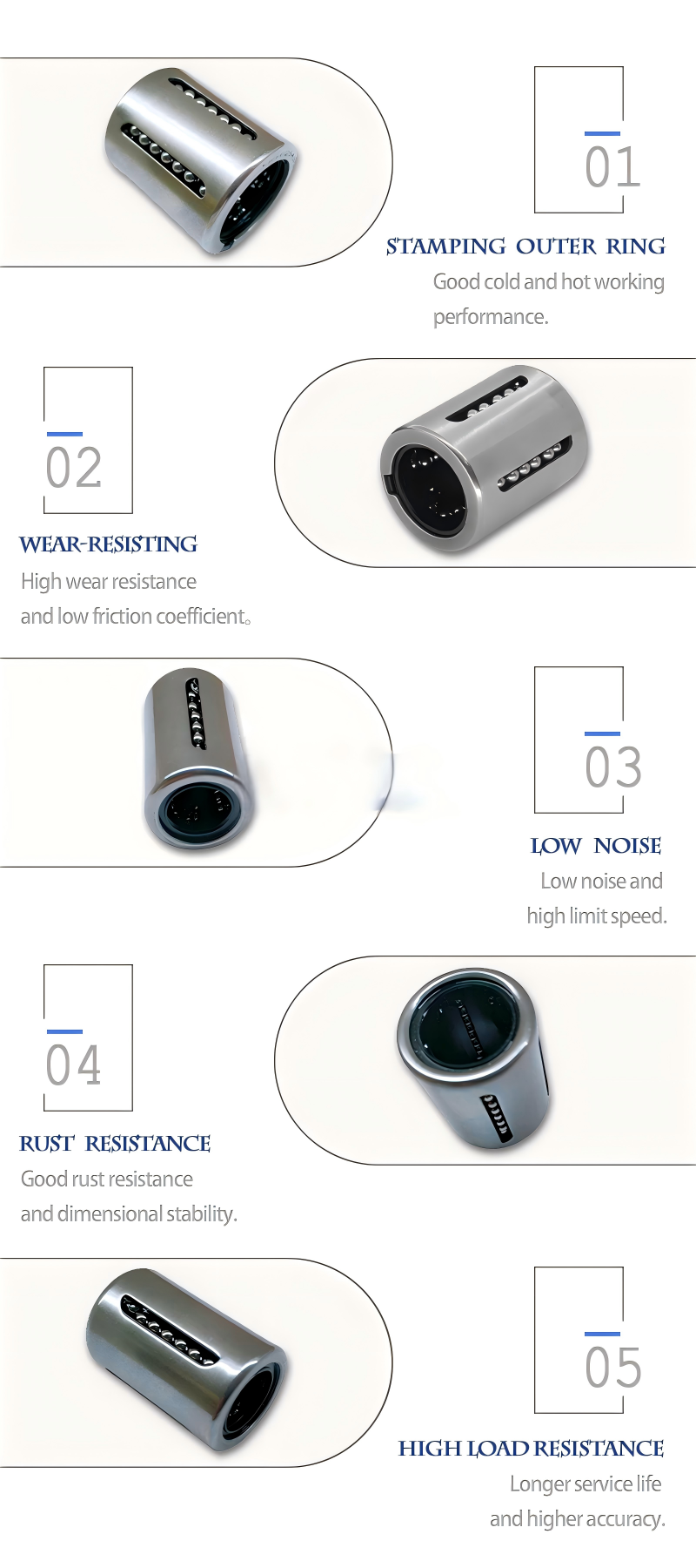 Coupling Motion Linear Bearing KH0622PP KH0824PP KH1026PP KH1228PP KH1428PP KH1630PP Linear Ball Bearing