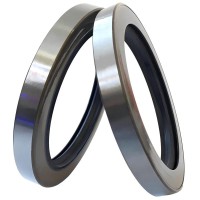 High Pressure Stainless Metal case TCN TCV Oil Seal with Lips NBR FKM