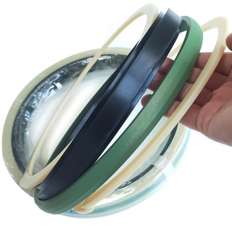 Factory Combination Hydraulic Seals MCPS SPGW Fluid Seals for Piston Easy Assemble PTFE+NBR+NYLON 100*95*12