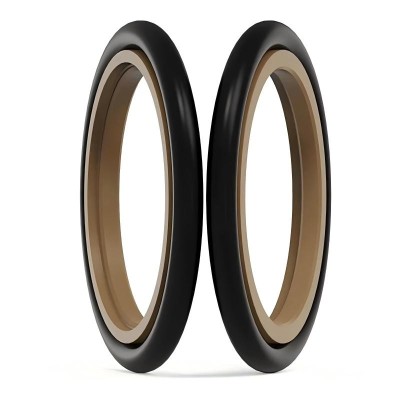 High Press Resistance Brown Gree Bronze Filled PTFE with NBR FKM O Ring for Hydraulic Rod Seal Signal Acting S09-E