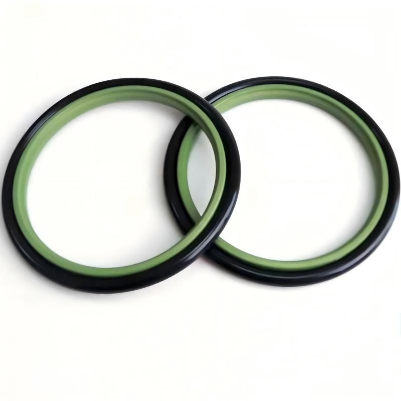 High Press Resistance Brown Gree Bronze Filled PTFE with NBR FKM O Ring for Hydraulic Rod Seal Signal Acting S09-E