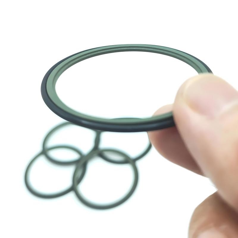 High Press Resistance Brown Gree Bronze Filled PTFE with NBR FKM O Ring for Hydraulic Rod Seal Signal Acting S09-E