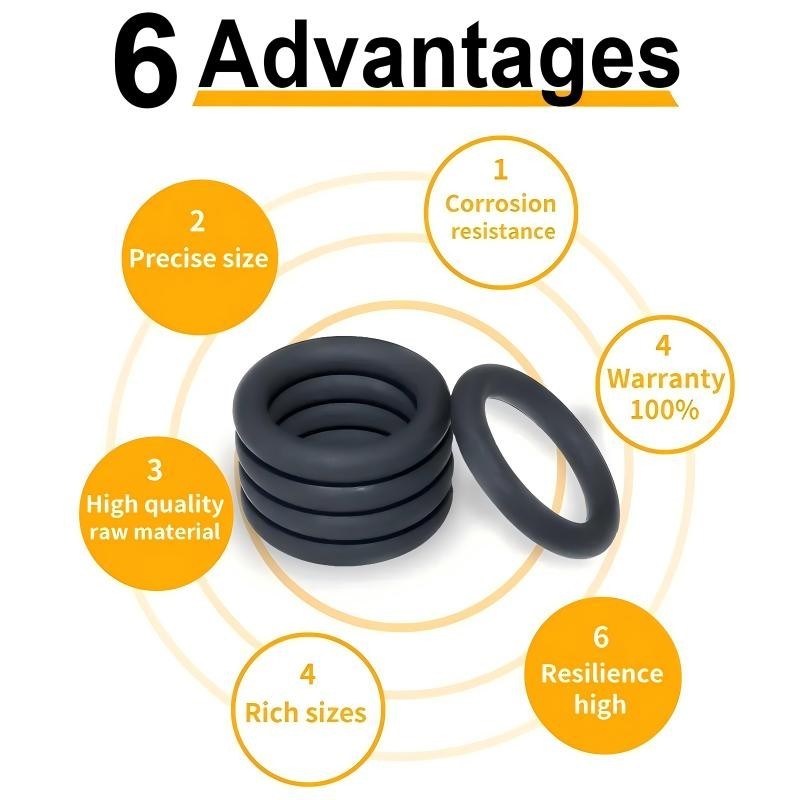 FFKM Rubber O Ring Perfluoroelastomer Materials Provide the Highest Temperature and Acid Resistance