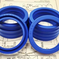 DHS UN UHS Polyurethane Rubber PU U Cup Seal for Pneumatic Hydraulic Cylinder Air Piston
