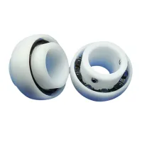 No Magnetic Insulation Glass Ball Stainless Steel Ball Deep groove Ball Plastic Bearing UC204