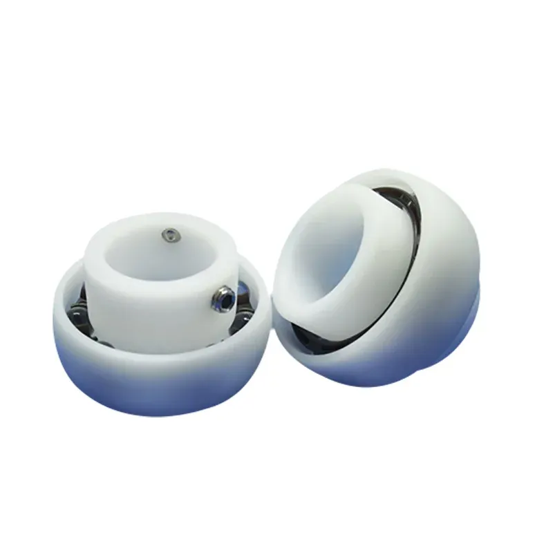 No Magnetic Insulation Glass Ball Stainless Steel Ball Deep groove Ball Plastic Bearing UC204