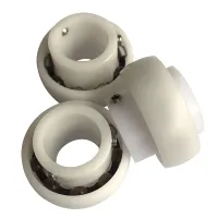 No Magnetic Insulation Glass Ball Stainless Steel Ball Deep groove Ball Plastic Bearing UC204