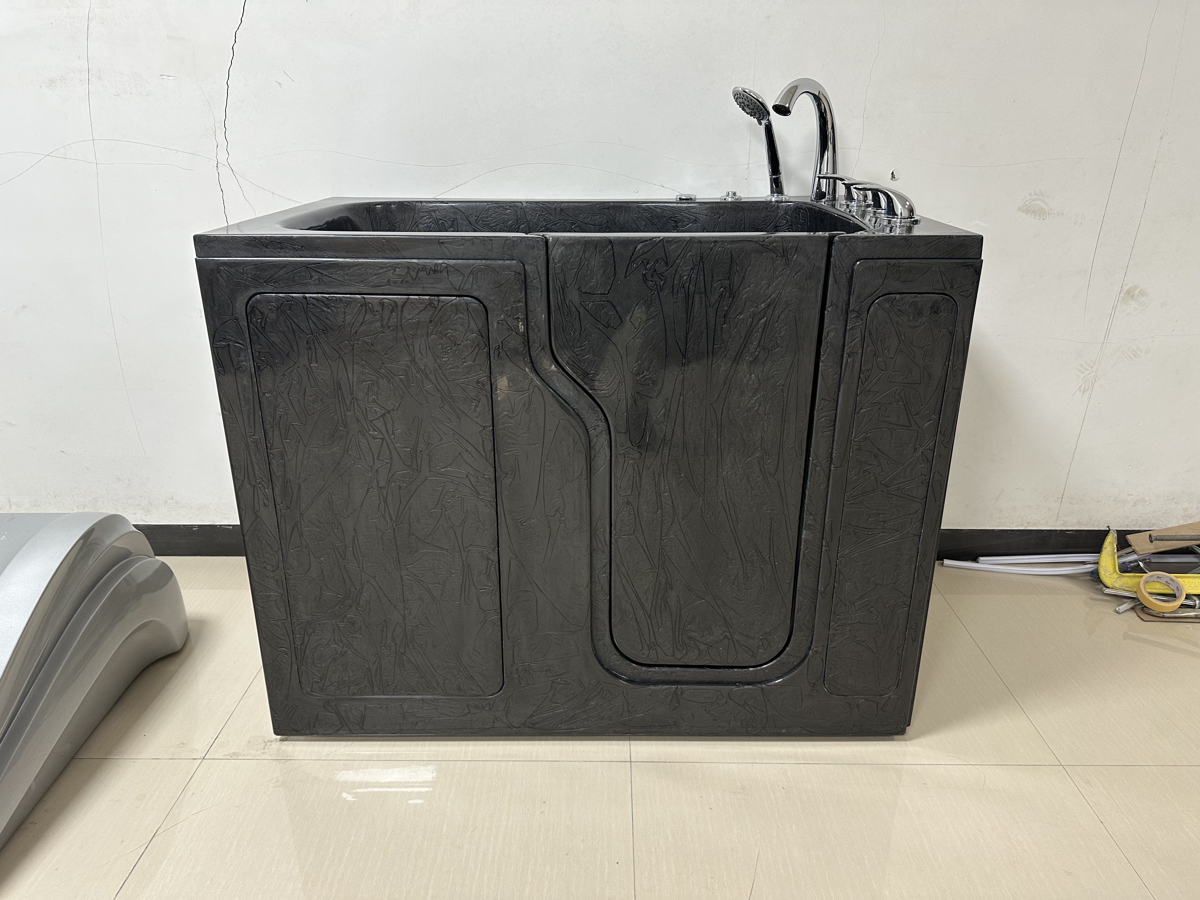 Brenta 1375 Classic - Elderly Walk In Tub Chromotherapy Relax With Headrest And Fast Drain