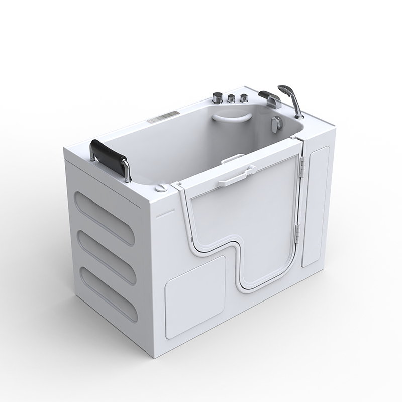 Montblanc1375 Deluxe temperature SPA - Elderly Step In Tub Chromotherapy Relax With Headrest And Fast Drain