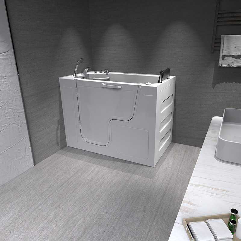 Montblanc1375 Deluxe temperature SPA - Elderly Step In Tub Chromotherapy Relax With Headrest And Fast Drain