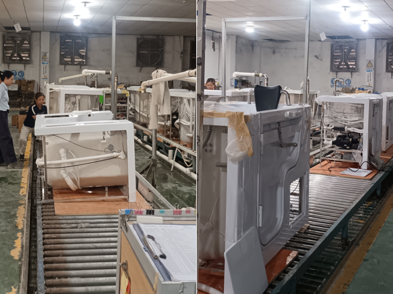 Minden egyes kád szigorú tesztelésen esik át, hogy 100%-os minőséget, biztonságot és felhasználói elégedettséget garantáljunk.