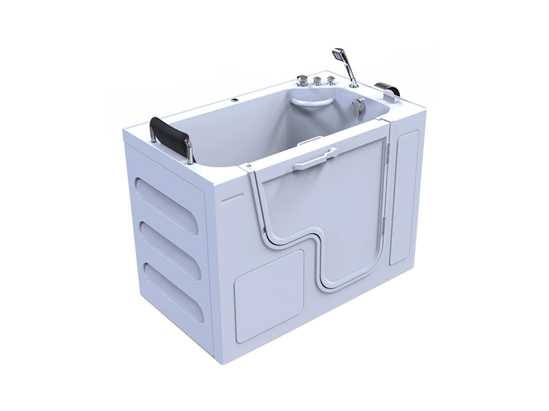 Modern bath luxury experience from walk-in bathtub