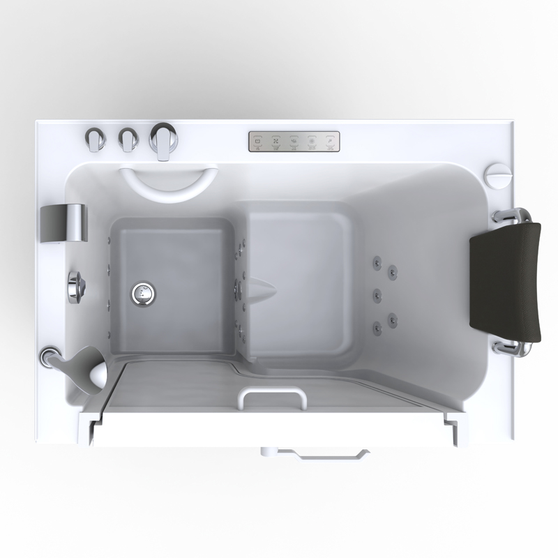 Zermatt 1175 Deluxe Temperature SPA - Walk In Bathtub For Hospital Rehabilitation With Heated Back Seat