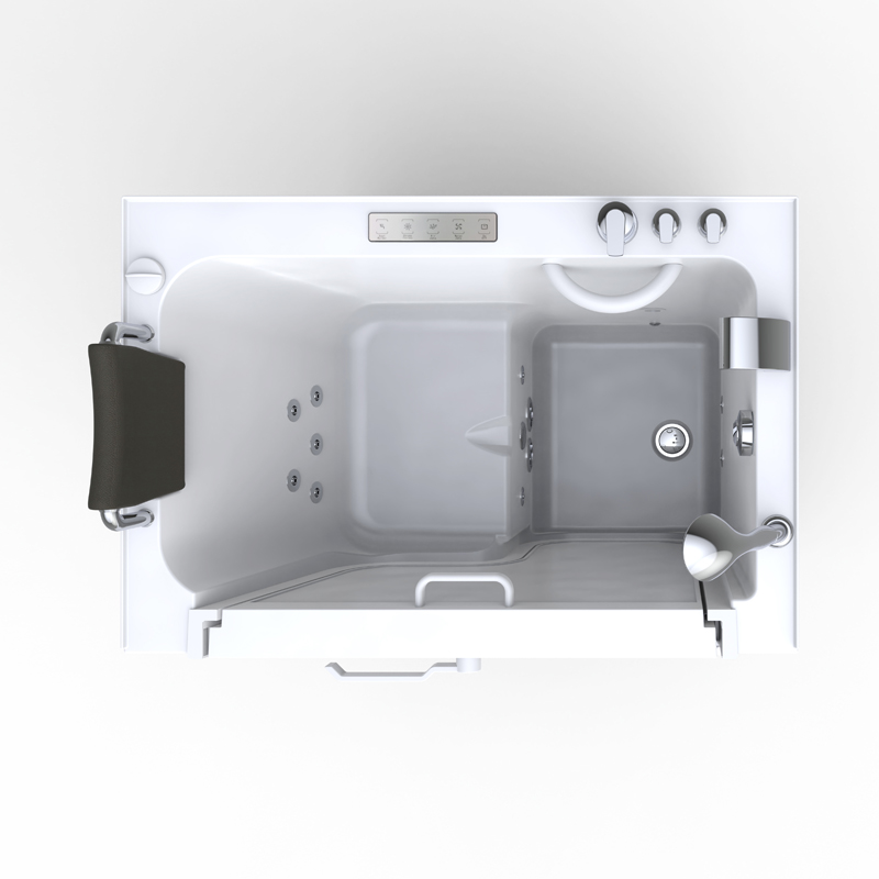 Zermatt 1175 Deluxe Microbubbles - Luxury Walk-In Tub — Safe, Convenient, and Healthy