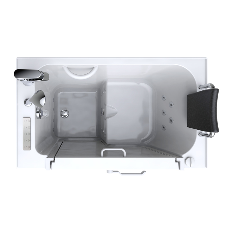 Moena 1271 Deluxe Temperature SPA - Multicolor Acrylic Shell Steel Frame Soaker Tub With Selfpliming Pump
