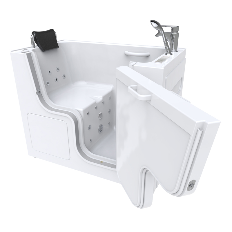 Moena 1271 Deluxe Temperature SPA - Multicolor Acrylic Shell Steel Frame Soaker Tub With Selfpliming Pump