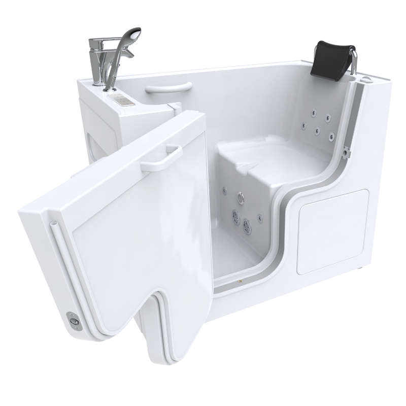 Moena 1271 Deluxe Microbubbles - Classic Premium Deluxe Soaker Bathtubs With A Outswing Door
